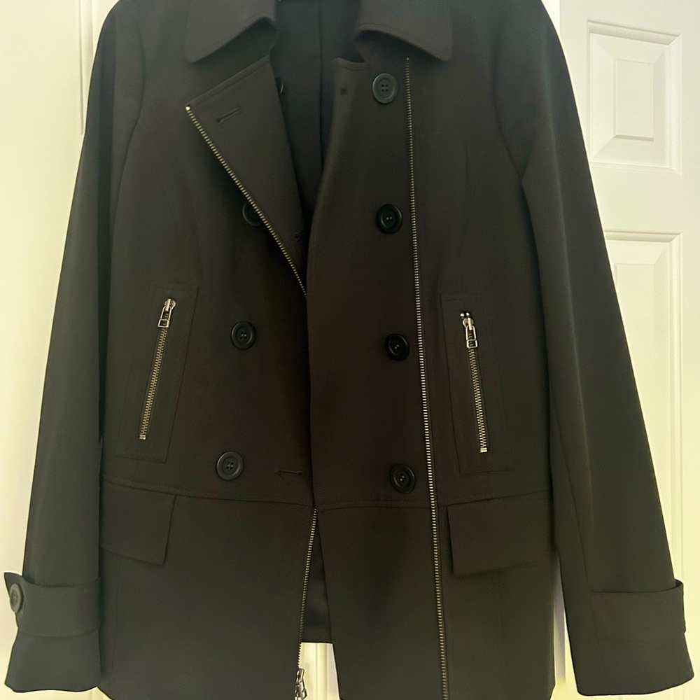 Peacoat Style Black Jacket